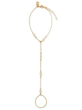 NEW! Crystal Haze Gold Crystal Hand Chain Bracelet $120 Retail. New with tags!